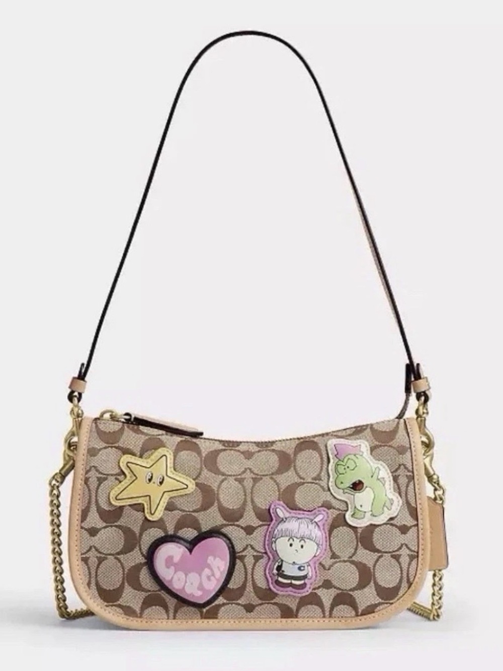 NWT Coach x Brain Dead Signature Jacquard Waverly Bag CEO16 Patches w/ Dust Bag